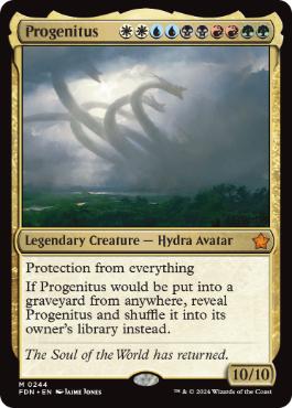[244]【EN】【FOIL】大祖始/Progenitus【FDN】[M][多色]