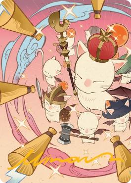 【アート・カード】[041]【JP】【箔押し】召喚：蛮神善王モグル・モグXII世【FIN】