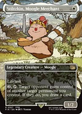 [327]【EN】■ボーダーレス■モーグリの商人、スティルツキン/Stiltzkin, Moogle Merchant【FIN】[R][白]