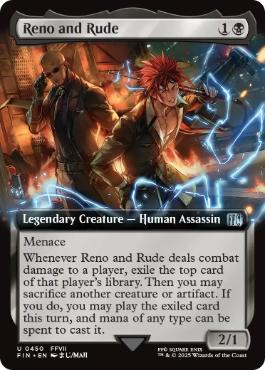 [450]【EN】■拡張アート■レノとルード/Reno and Rude【FIN】[U][黒]