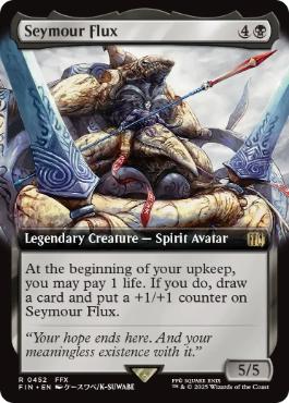[452]【EN】■拡張アート■シーモア：終異体/Seymour Flux【FIN】[R][黒]