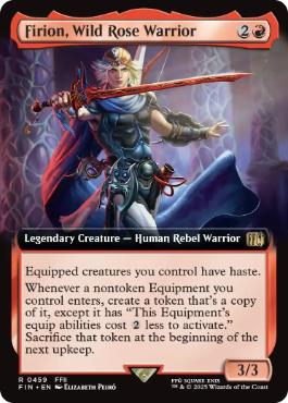 [459]【EN】■拡張アート■のばらの義士、フリオニール/Firion, Wild Rose Warrior【FIN】[R][赤]