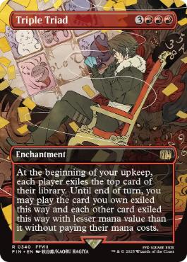 [340]【EN】■ボーダーレス■トリプルトライアド/Triple Triad【FIN】[R][赤]