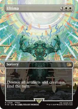 [328]【EN】【FOIL】■ボーダーレス■古代魔法「アルテマ」/Ultima【FIN】[R][白]