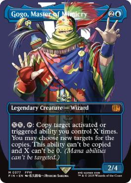 [377]【EN】【FOIL】■ボーダーレス■世界を救うものまね中、ゴゴ/Gogo, Master of Mimicry【FIN】[M][青]