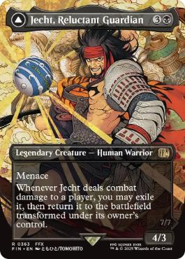 [363]【EN】【FOIL】■ボーダーレス■幻のガード、ジェクト/Jecht, Reluctant Guardian【FIN】[R][黒]