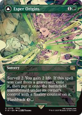 [370]【EN】【FOIL】■ボーダーレス■幻獣との交わり/Esper Origins【FIN】[R][緑]