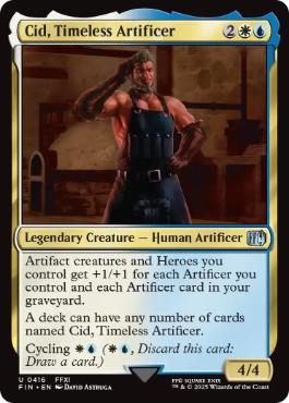 [416]【EN】【FOIL】独創的な革新者、シド/Cid, Timeless Artificer【FIN】[U][多色]