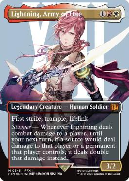 [545]【EN】【サージFOIL】■ボーダーレス■シーンドライブ、ライトニング/Lightning, Army of One【FIN】[M][多色]