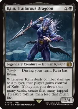 [105]【EN】苦悩の竜騎士、カイン/Kain, Traitorous Dragoon【FIN】[R][黒]