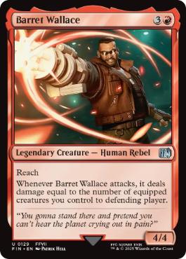 [129]【EN】バレット・ウォーレス/Barret Wallace【FIN】[U][赤]