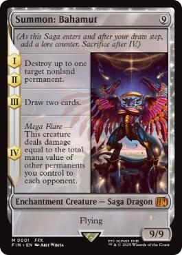 [001]【EN】【FOIL】召喚：バハムート/Summon: Bahamut【FIN】[M][無]