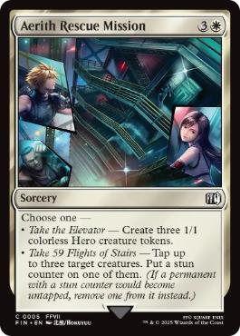 [005]【EN】【FOIL】エアリス救出作戦/Aerith Rescue Mission【FIN】[C][白]