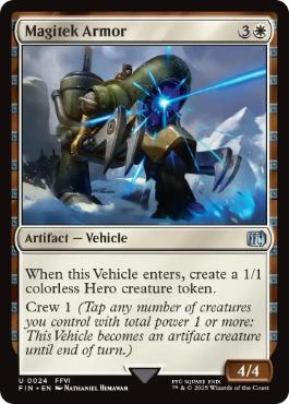 [024]【EN】【FOIL】魔導アーマー/Magitek Armor【FIN】[U][白]