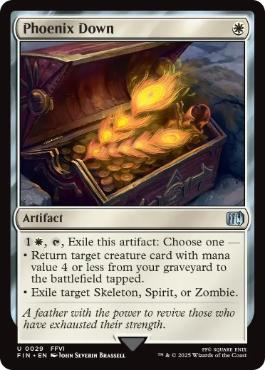 [029]【EN】【FOIL】フェニックスの尾/Phoenix Down【FIN】[U][白]