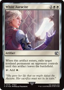 [579]【EN】【サージFOIL】白聖石/White Auracite【FIN】[C][白]
