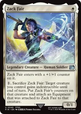 [045]【EN】【FOIL】ザックス・フェア/Zack Fair【FIN】[U][白]