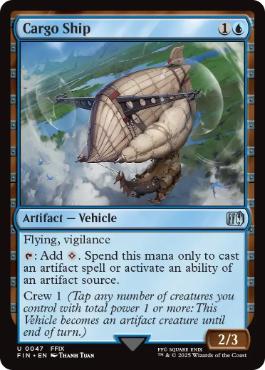 [047]【EN】【FOIL】カーゴシップ/Cargo Ship【FIN】[U][青]