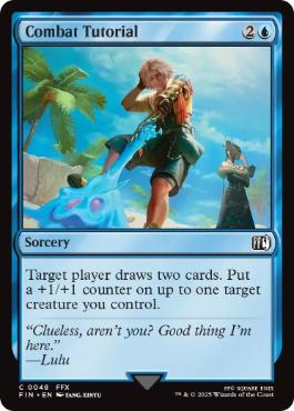 [048]【EN】【FOIL】チュートリアルバトル/Combat Tutorial【FIN】[C][青]