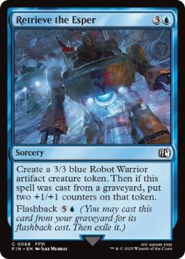 [068]【EN】【FOIL】幻獣を奪取せよ/Retrieve the Esper【FIN】[C][青]