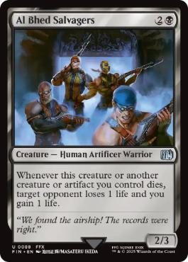 [088]【EN】【FOIL】アルベド族のサルベージャー/Al Bhed Salvagers【FIN】[U][黒]