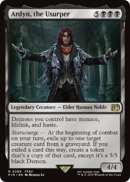 [089]【EN】【FOIL】簒奪者、アーデン/Ardyn, the Usurper【FIN】[R][黒]
