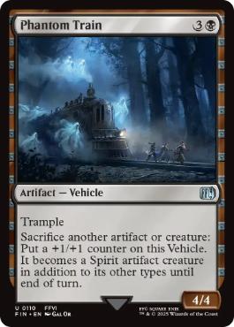 [110]【EN】【FOIL】魔列車/Phantom Train【FIN】[U][黒]