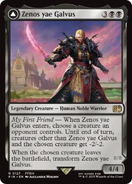 [127]【EN】【FOIL】ゼノス・イェー・ガルヴァス/Zenos yae Galvus【FIN】[R][黒]