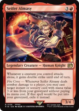 [156]【EN】【FOIL】サイファー・アルマシー/Seifer Almasy【FIN】[R][赤]