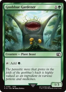 [188]【EN】【FOIL】パシュハウ沼のグゥーブー/Goobbue Gardener【FIN】[C][緑]