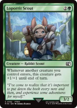 [192]【EN】【FOIL】レポリット族の斥候/Loporrit Scout【FIN】[C][緑]