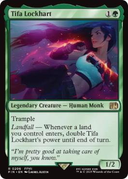 [206]【EN】【FOIL】ティファ・ロックハート/Tifa Lockhart【FIN】[R][緑]