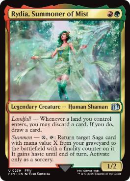 [239]【EN】【FOIL】ミストの召喚士、リディア/Rydia, Summoner of Mist【FIN】[U][多色]