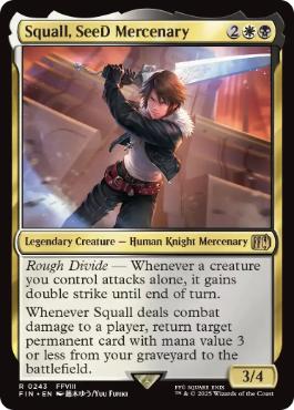 [243]【EN】【FOIL】SeeDの傭兵、スコール/Squall, SeeD Mercenary【FIN】[R][多色]