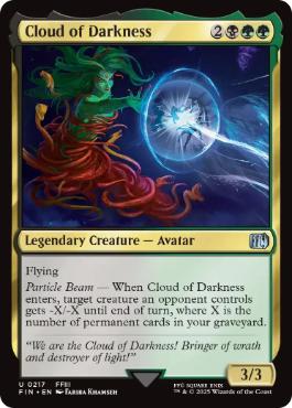 [217]【EN】【FOIL】暗闇の雲/Cloud of Darkness【FIN】[U][多色]