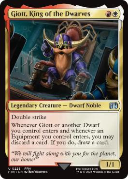 [223]【EN】【FOIL】ドワーフの王、ジオット/Giott, King of the Dwarves【FIN】[U][多色]