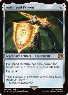 [253]【EN】【FOIL】エーティル＆プリュウェン/Aettir and Priwen【FIN】[M][茶]