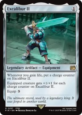 [257]【EN】【FOIL】エクスカリバーⅡ/Excalibur II【FIN】[R][茶]