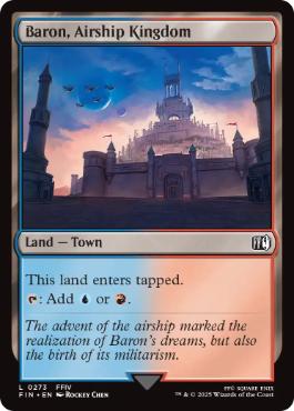 [273]【EN】【FOIL】飛空艇の王国、バロン/Baron, Airship Kingdom【FIN】[C][土地]