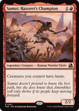[251]【EN】【FOIL】ハゾレトの勇者、サムト/Samut, Hazoret's Champion【FRA】[R][赤]