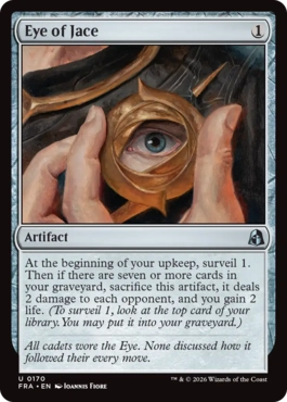 [170]【EN】【FOIL】ジェイスの眼/Eye of Jace【FRA】[U][茶]
