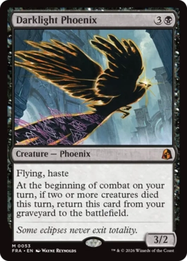 [053]【EN】夜光のフェニックス/Darklight Phoenix【FRA】[M][黒]