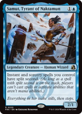[220]【EN】【FOIL】ナクタムンの専制君主、サムト/Samut, Tyrant of Naktamun【FRA】[R][青]