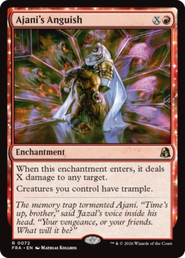 [072]【EN】【FOIL】アジャニの苦悶/Ajani's Anguish【FRA】[R][赤]
