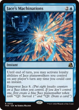 [032]【EN】【FOIL】ジェイスの策謀/Jace's Machinations【FRA】[R][青]