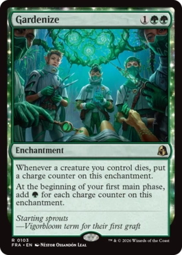 [103]【EN】【FOIL】庭園化/Gardenize【FRA】[R][緑]