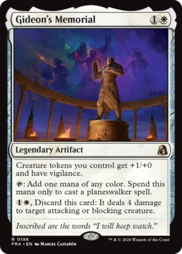 [198]【EN】【FOIL】ギデオンの記念碑/Gideon's Memorial【FRA】[R][白]