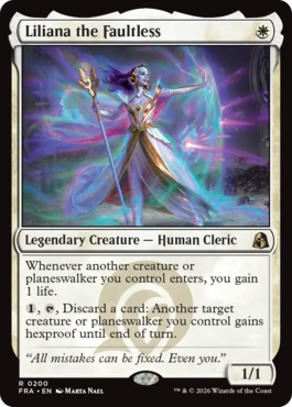 [200]【EN】【FOIL】過ち無き者、リリアナ/Liliana the Faultless【FRA】[R][白]