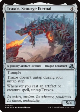 [280]【EN】【FOIL】永劫なる災い魔、トラクソス/Traxos, Scourge Eternal【FRA】[U][茶]
