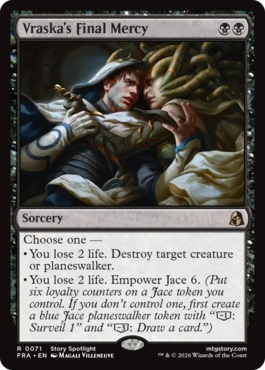 [071]【EN】【FOIL】ヴラスカの最後の慈悲/Vraska's Final Mercy【FRA】[R][黒]